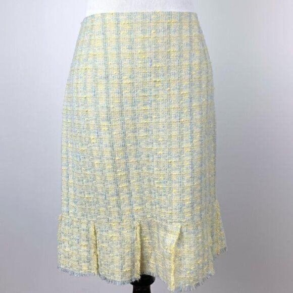 Ricky Freeman for Teri Jon skirt size 12 woven - Picture 2 of 9